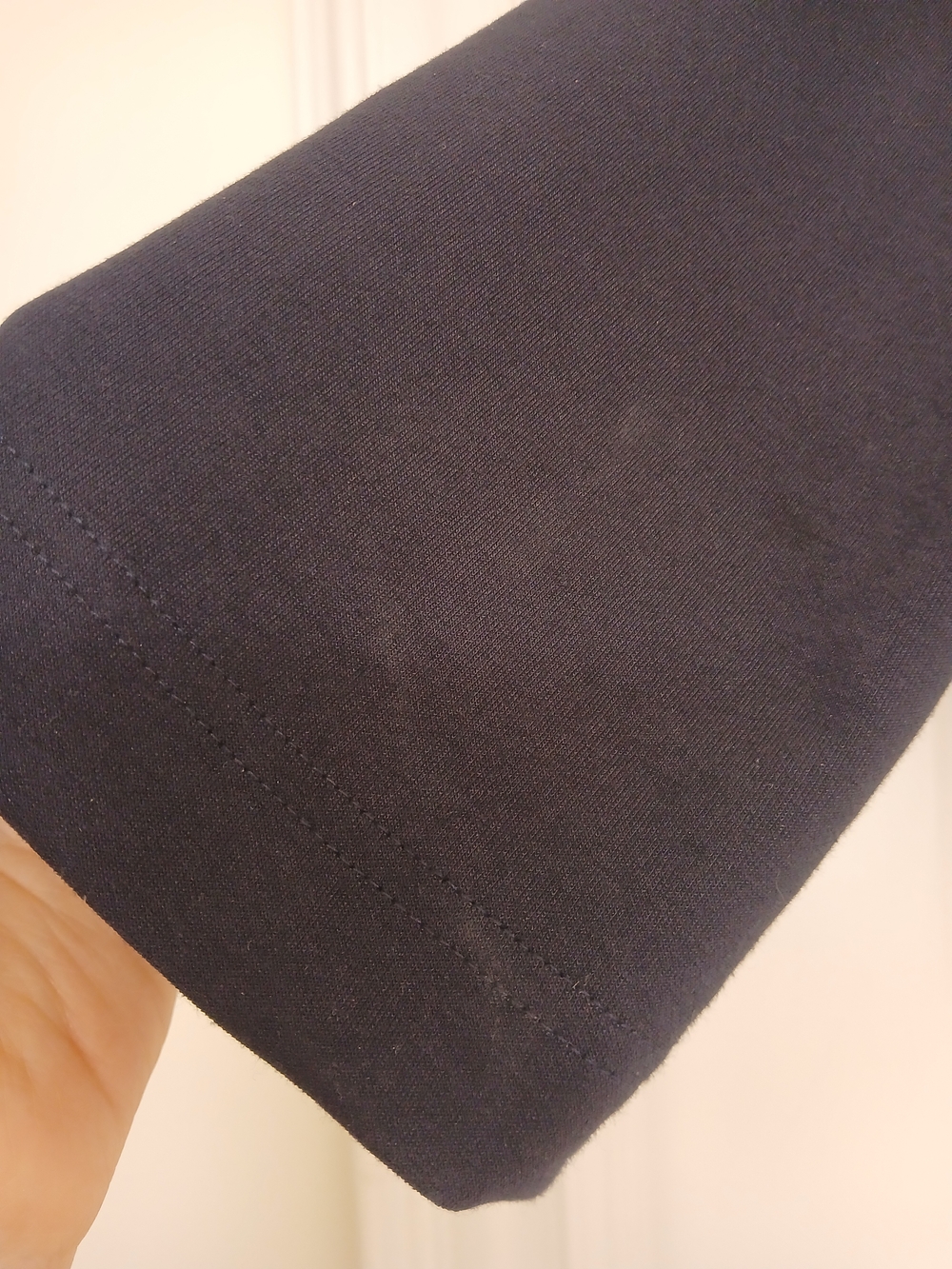 COS Navy Long-Sleeve Button-Front Collared Top - Picture 6 of 8